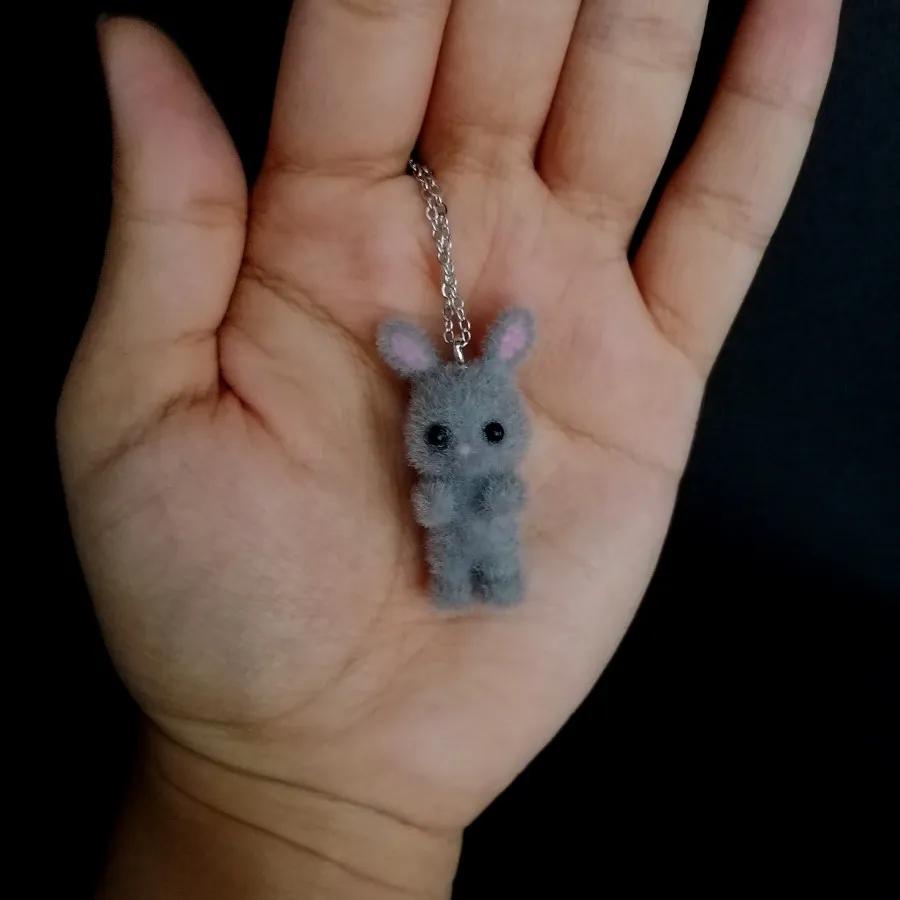 گردنبند خرگوش مخملی