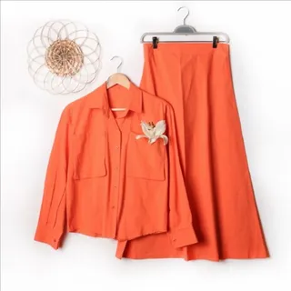 شومیز و دامن لینن