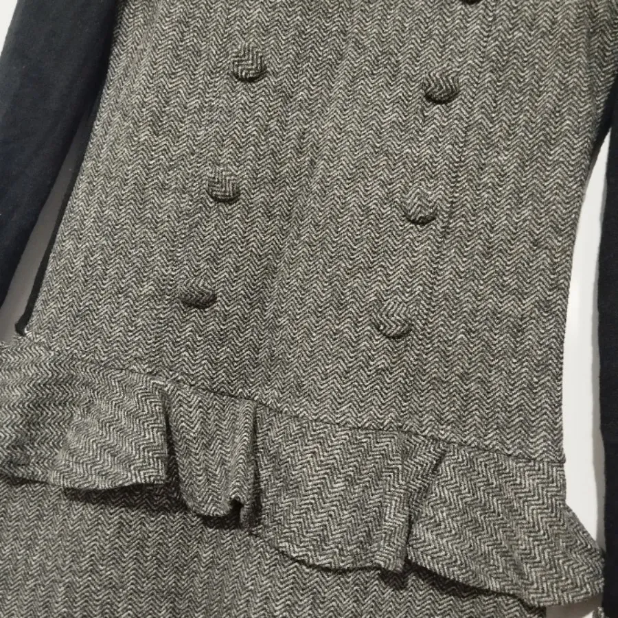 پیراهن کوتاه دو رنگ