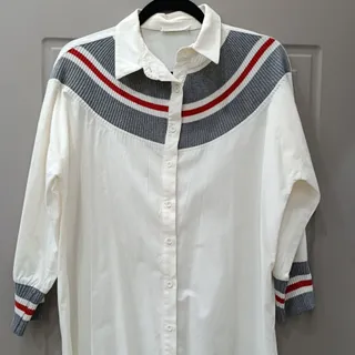 شومیز سفید پاییزه