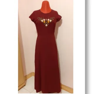 پیراهن لینن گلدوزی شده