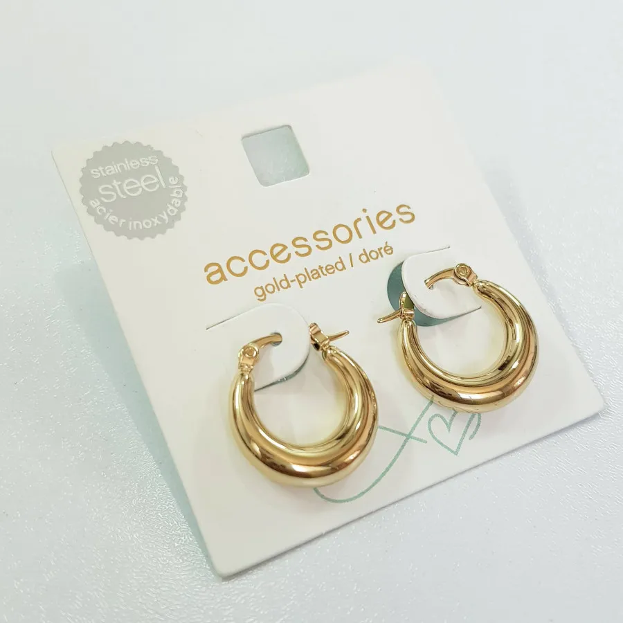 گوشواره استیل روکش طلا