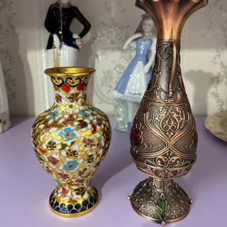 گلدان دکوری میناکاری