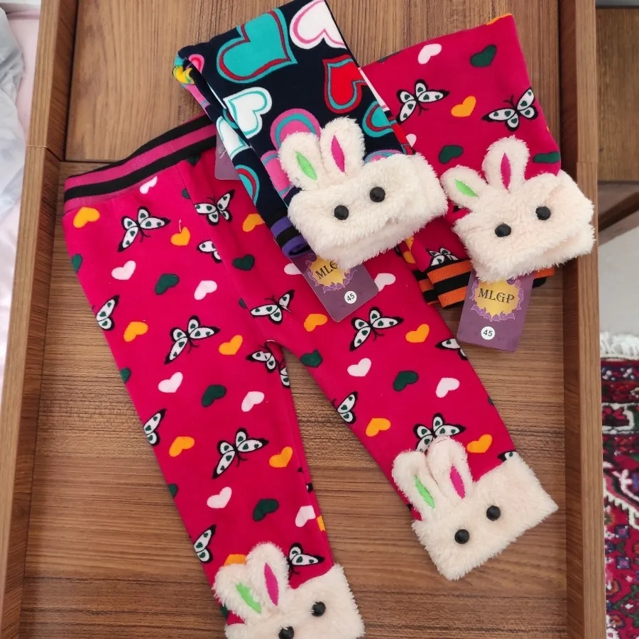 شلوار مخمل توکرکی بچگانه