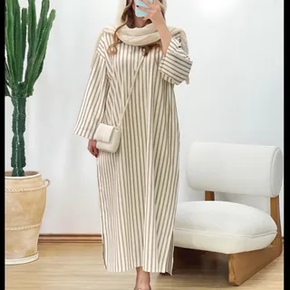 پیراهن مانتویی بلند