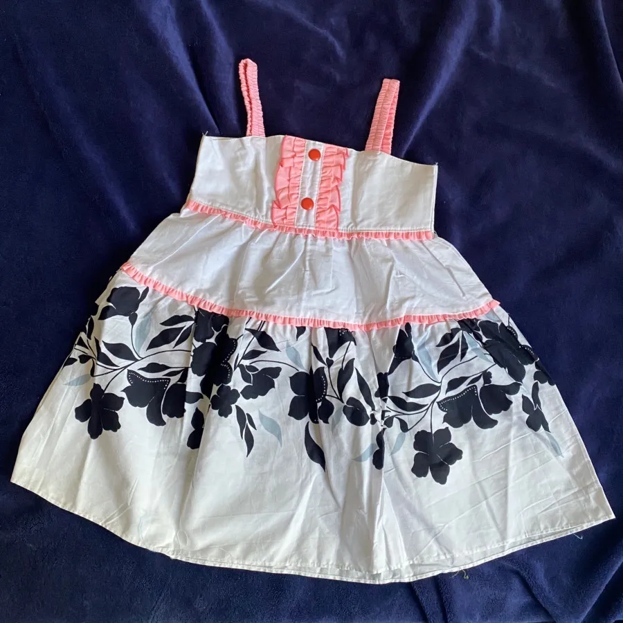 پیراهن نخی دخترانه