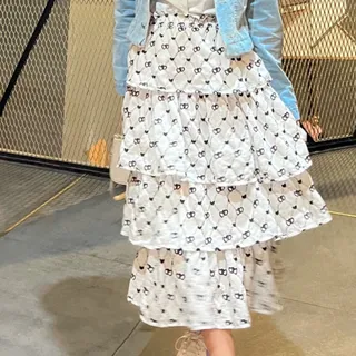 دامن چین دار 3طبقه