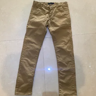 شلوار کتان نسکافه ای