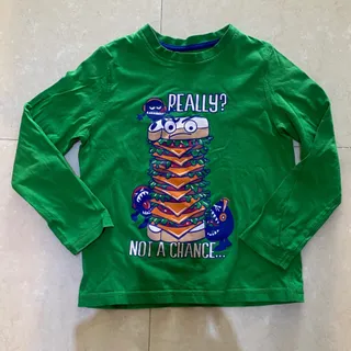 بلوز سبز ساندویچ