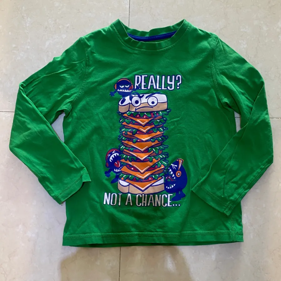 بلوز سبز ساندویچ