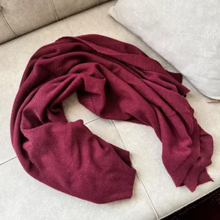 شال بافت زرشکی چری