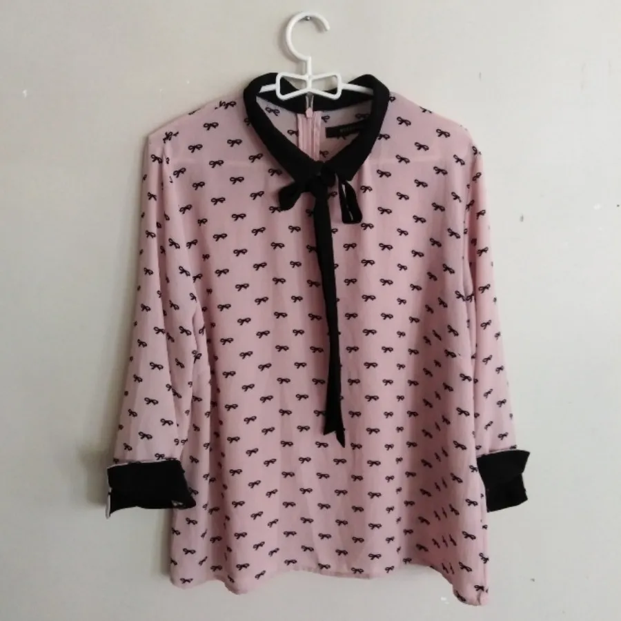 شومیز پاپیونی خارجی