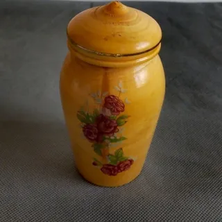 جا زعفرانی گلسرخی چوبی