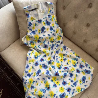 لباس کوتاه گلگلی زارا