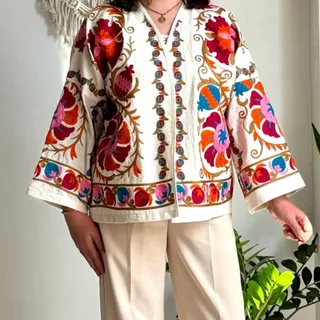 کت سوزندوزی شیک و پیک