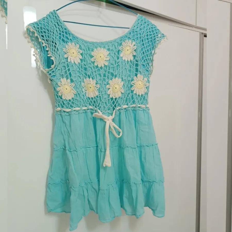 تونیک قلاب بافی عروسکی