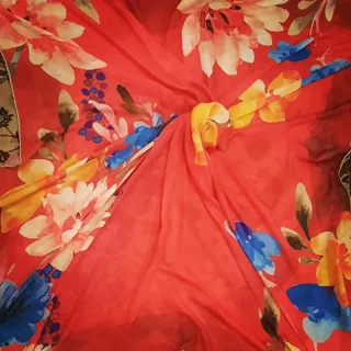 روسری قواره بزرگ نخی