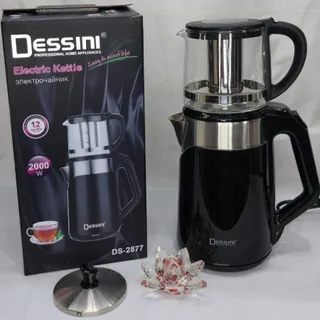 چای ساز دیسینی استیل مشکی