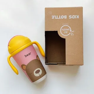 قمقمه کودک بامبو  ،نی دار