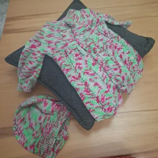 پیراهن بافت دخترانه