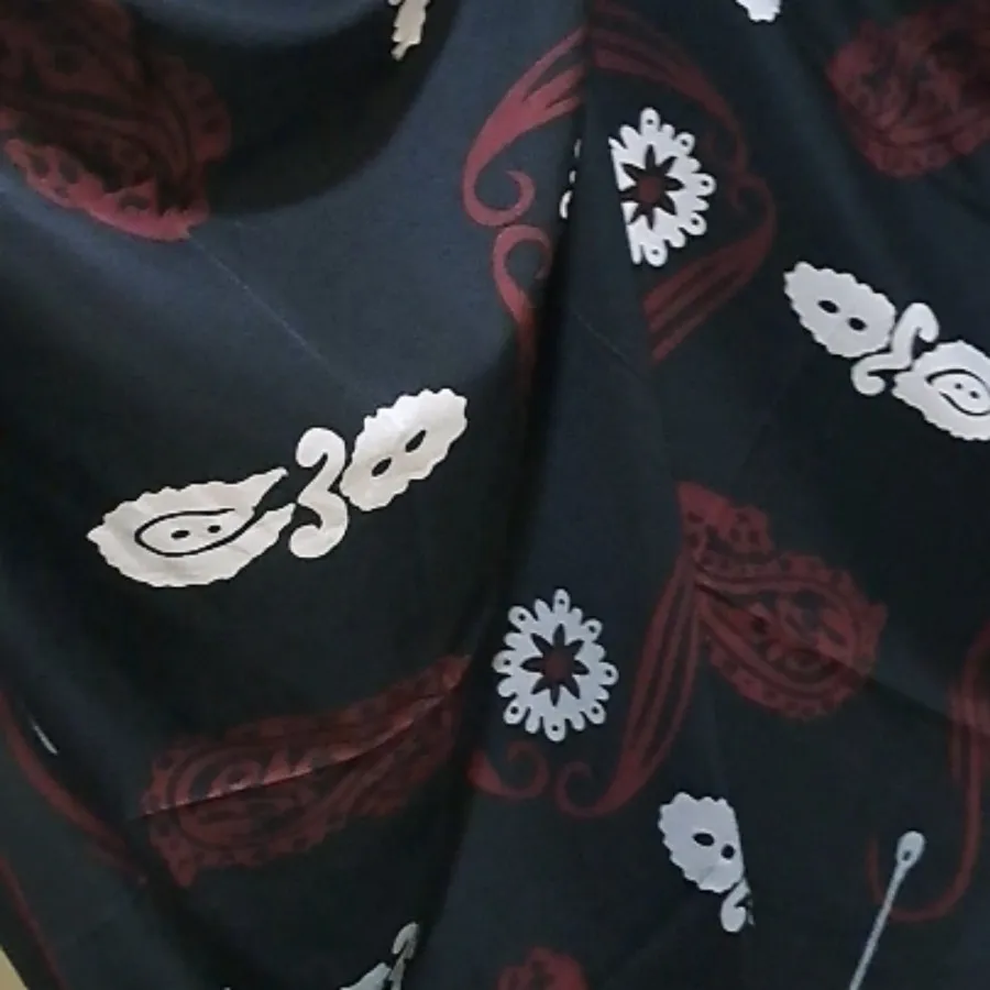 روسری بزرگ مشکی مجلسی