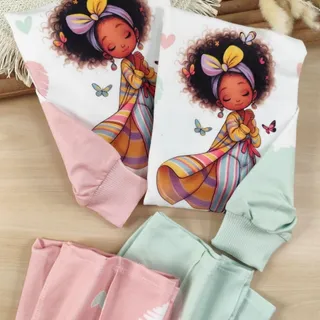 بلوز و شلوار دخترک و قلب