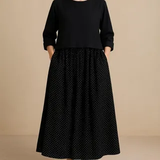 مانتو پیراهن دامنی