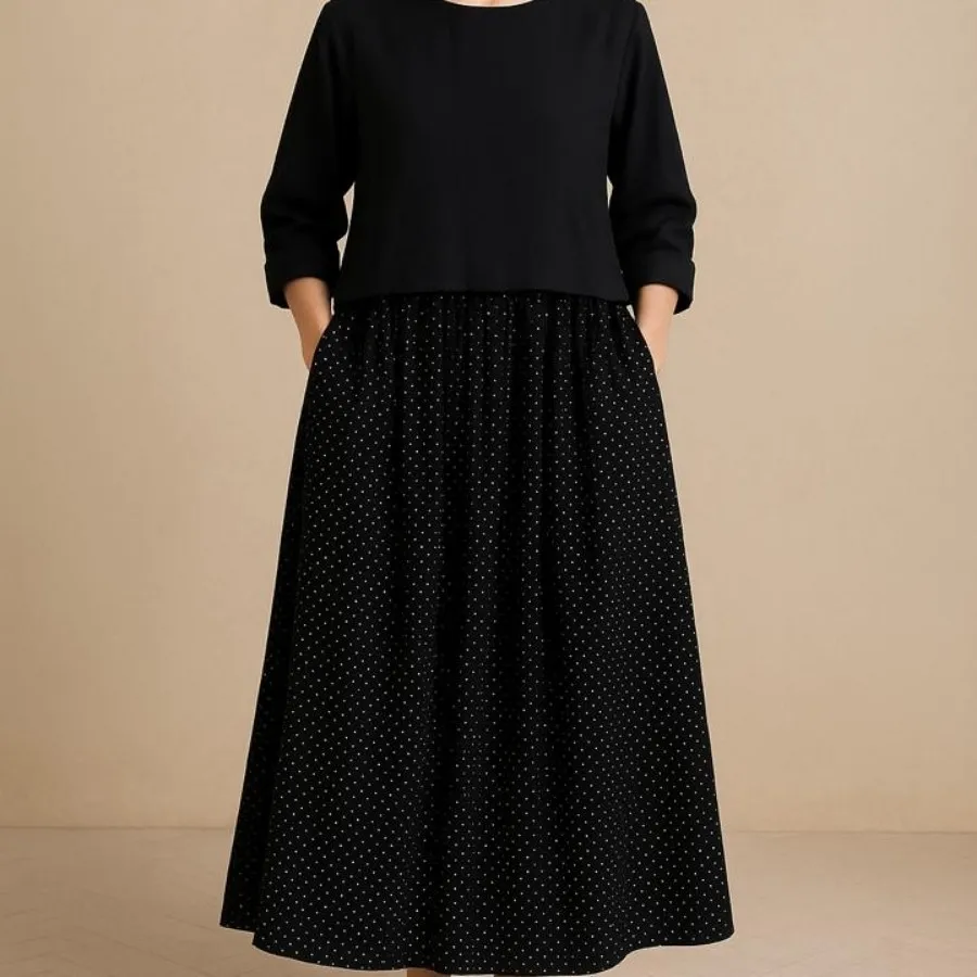 مانتو پیراهن دامنی