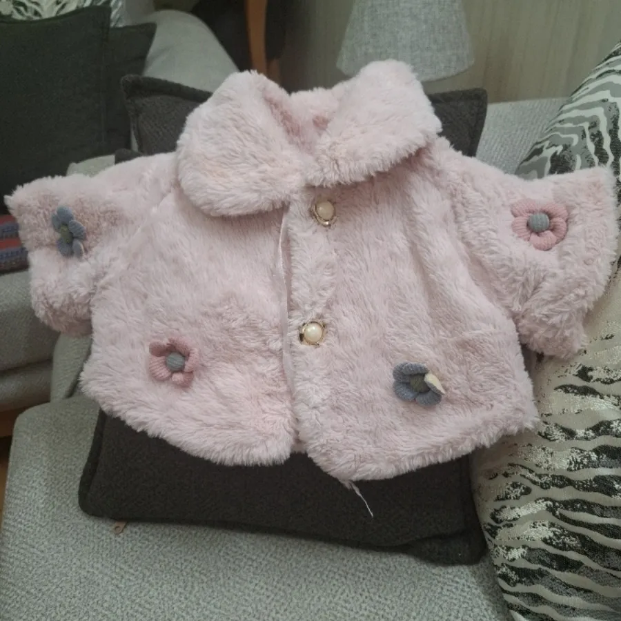 کاپشن خز دخترانه