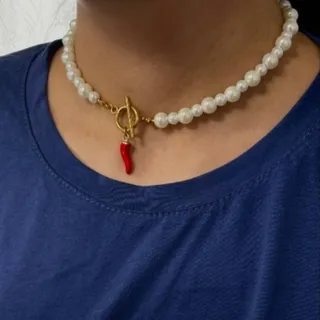 گردنبند مروارید فلفلی