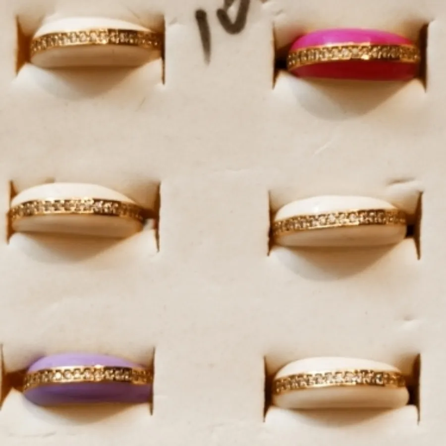 4تاانگشتر رنگی پرنگین