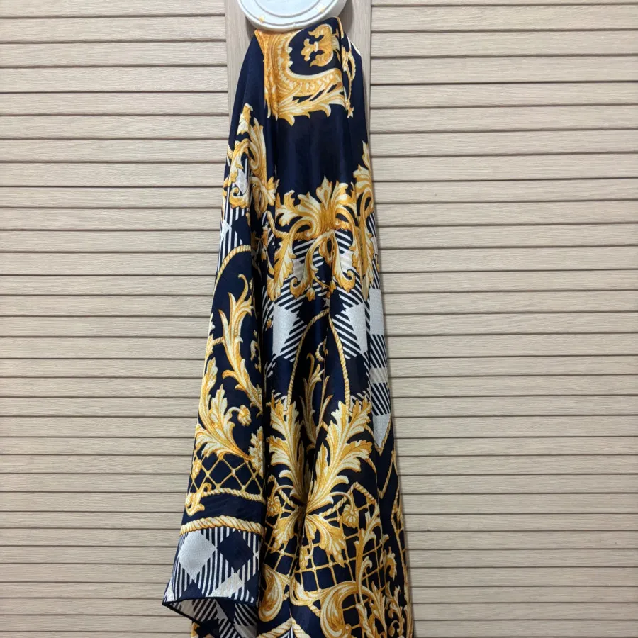 روسری حریر ابریشم دست دوز