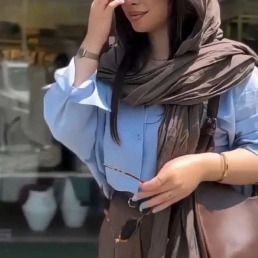 شومیز پری آبی آسمونی