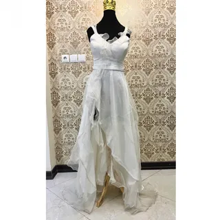 پیراهن سفید مجلسی ترک