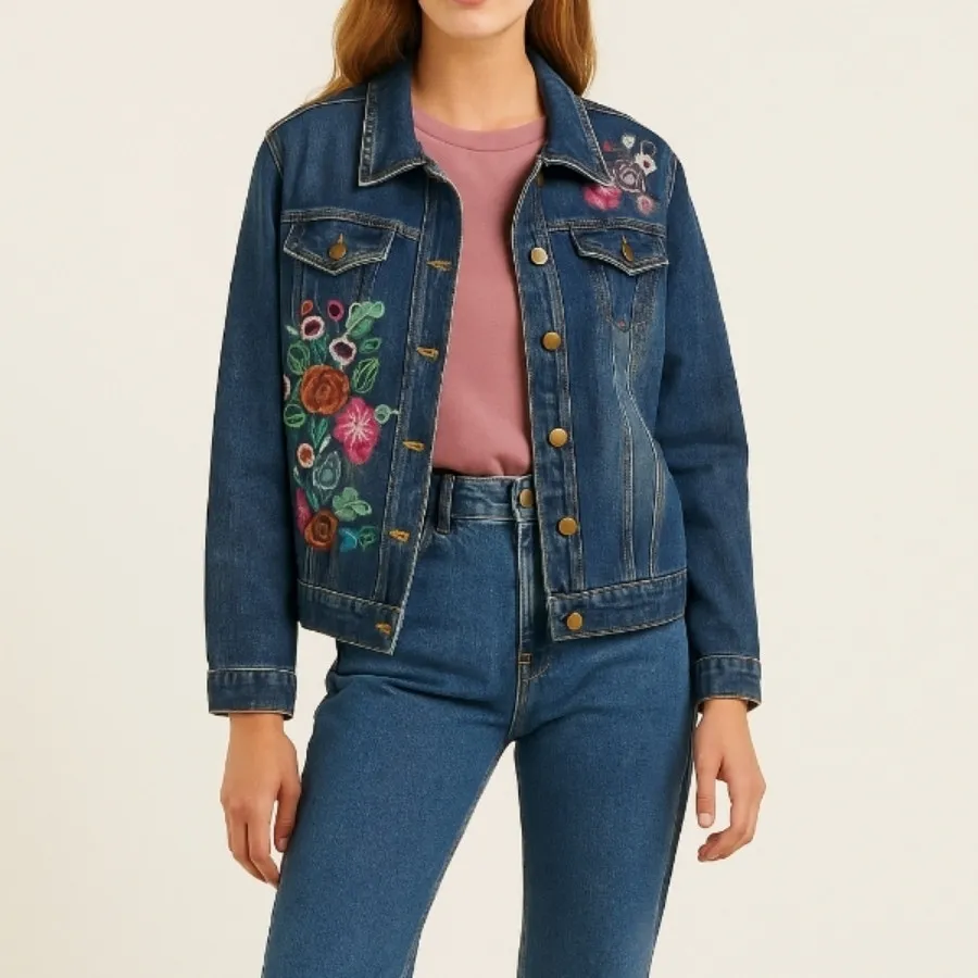 کت گل دوری جین