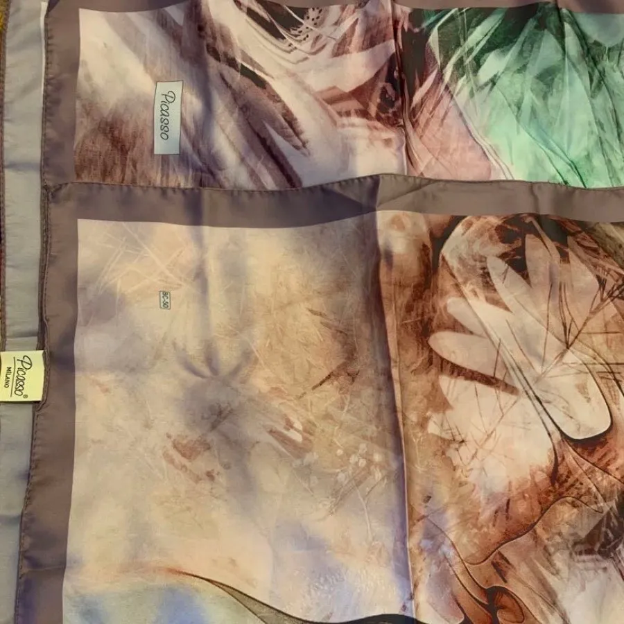 روسری ابریشم ساتن ترک