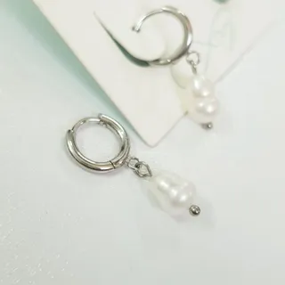 گوشواره استیل مروارید اصل