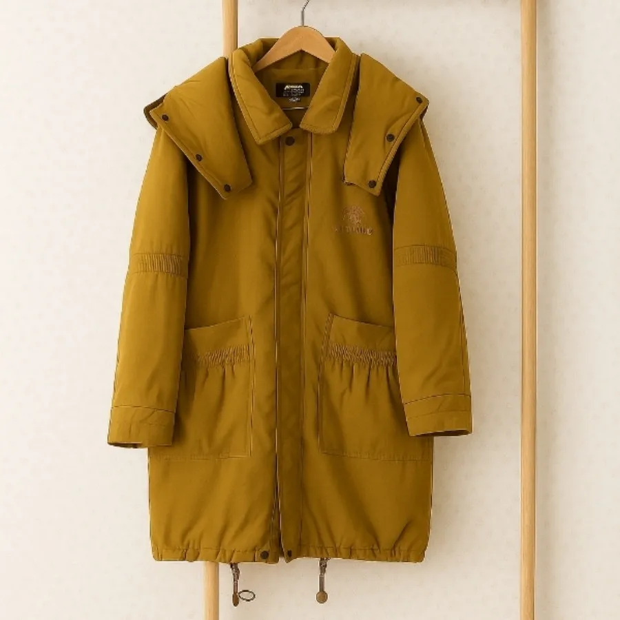 کاپشن کلاه دار