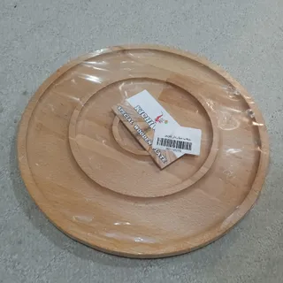 بشقاب شیار دار چوبی