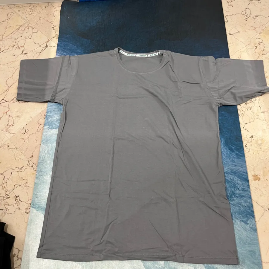 تیشرت طوسی لانگ