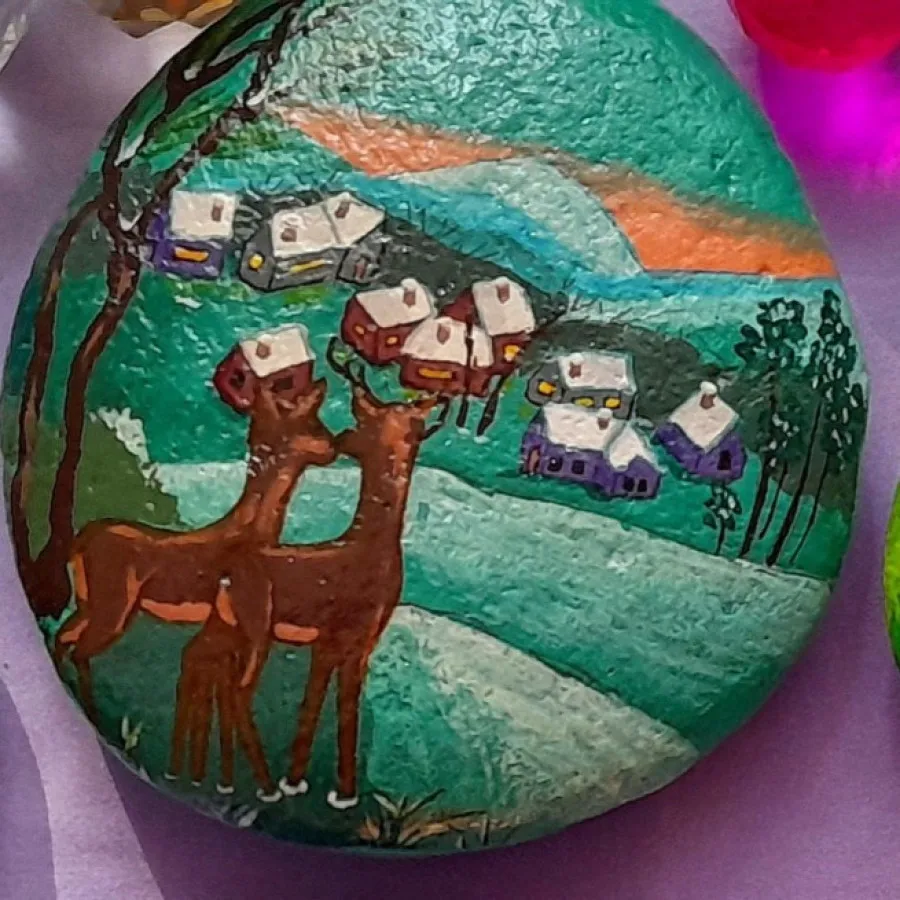 سنگ نقاشی گروهه پنجم