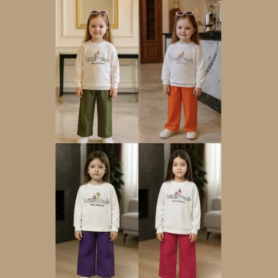 بلوز شلوار دخترانه لینن