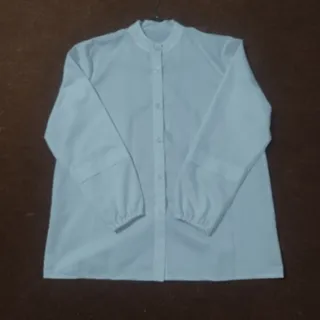 شومیز سفید آستین‌کشی