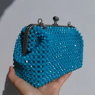 کیف مهره بافی مروارید باف