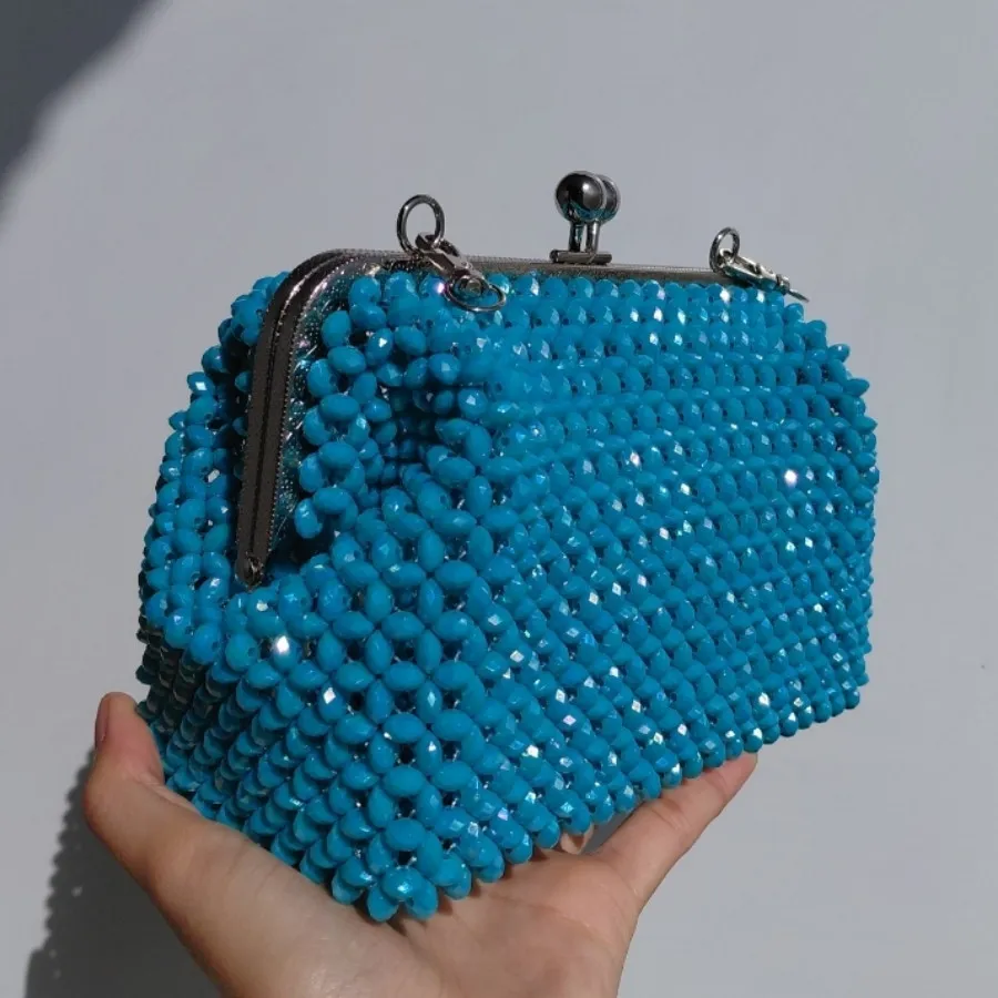 کیف مهره بافی مروارید باف