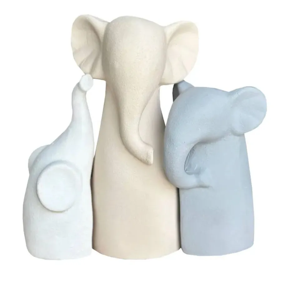 مجسمه 3عددی خانواده فیل