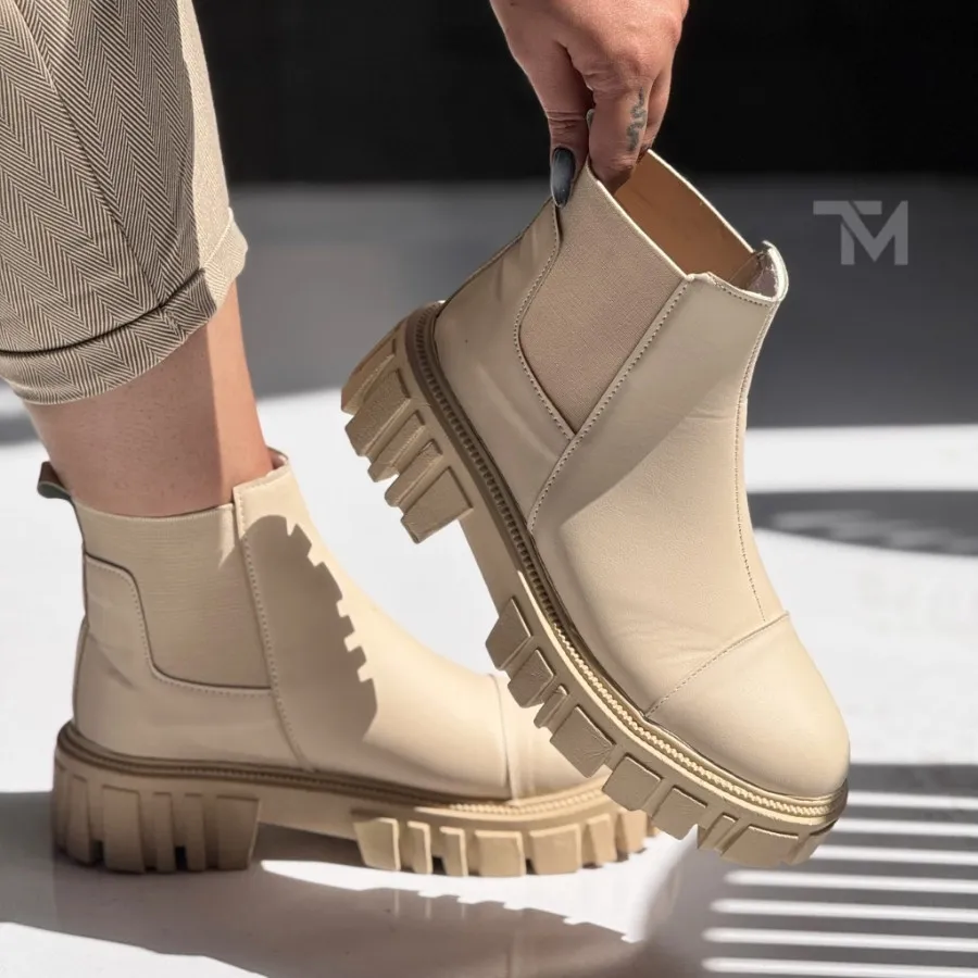 نیم بوت بغل کش کرم