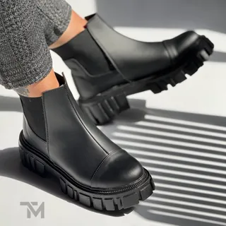 نیم بوت شیک بغل کش مشکی