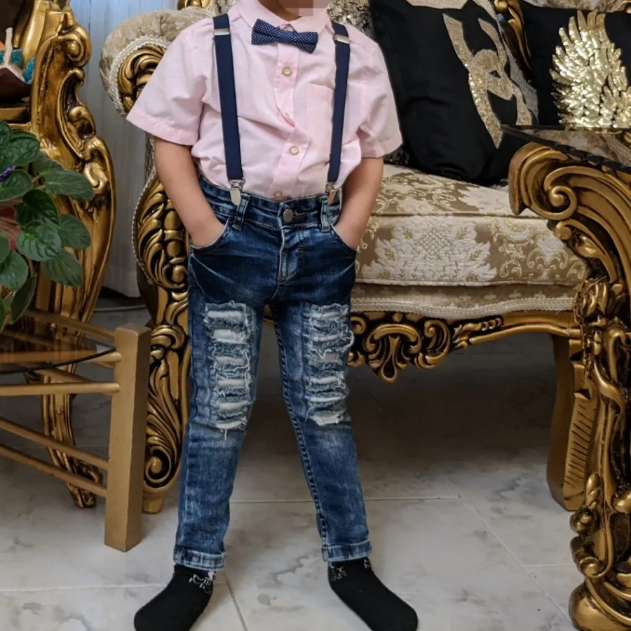 شلوار جین خارجی زاپدار