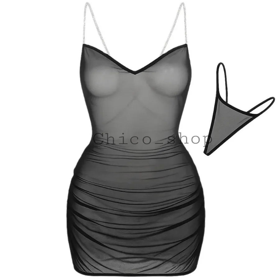 لباس خواب حریر زنجیری